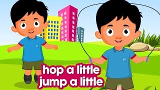 Hop A Little Jump A Little Rhyme | Nursery Rhymes Songs | Hop A Little Rhyme | Amulya Kids