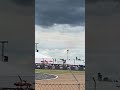 Red Arrows fly over F1 cars at Silverstone