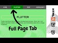 how to create full page tabs with HTML CSS and JavaScript for Beginners