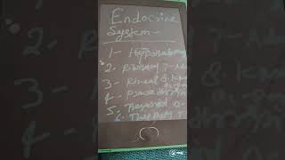 How to work the Endocrine system.#ytshorts