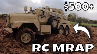 Full 'Raw' Run, Is it worth the money?! 6x6 MRAP Cougar. US Military RC Truck.