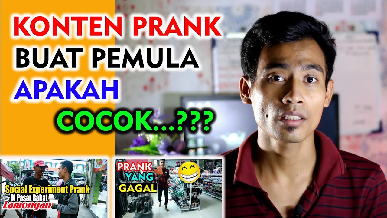 Pemula Jangan Buat Konten Prank... - YouTube