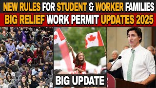 Canada’s New Rules for Student \u0026 Worker Families: Big Changes Ahead! 🛑 | Work Permit Updates 2025