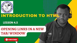 Lesson 4.4: Opening Links in A New Tab or Window