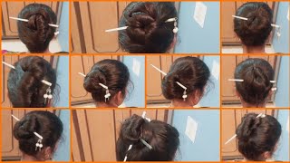 Asmr Hair Bun Diy Easy Hair Bun Variations Easy Different Types Of