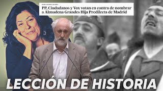 La LECCIÓN de HISTORIA de este concejal a la DERECHA: Millán Astray y Franco