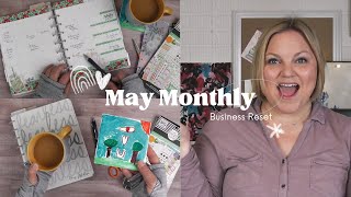 May Monthly Business Reset | Art Business Planner | Happy Mother's Day