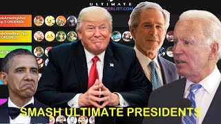 Trump, Biden, Bush, and Obama Start a Smash Bros. Ultimate Tier List