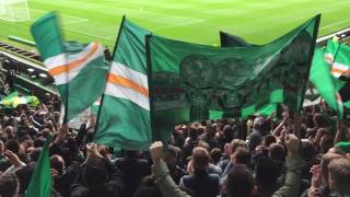 Celtic Fans - Safe Standing Section - Green Brigade - Brendan Rodgers