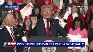 President Donald Trump, Wildwood, New Jersey Keep America Great Rally 01/28/20