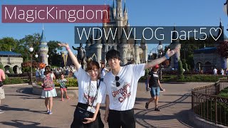 『WDW VLOG♡part５』フロリダディズニーワールド３日目(MagicKingdom)