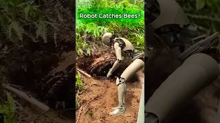 Robot catches Bees | Robot catches Wasps? Entertainment video by #ai #robot