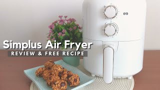 #2 Affordable Air Fryer Review | Healthy Oatmeal Balls Recipe | Simplus