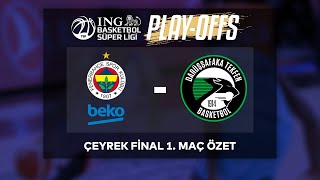 BSL Play-Off Çeyrek Finali Özet | Fenrbahçe Beko 103-91 Darüşşafaka Tekfen