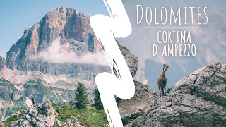 Randonnées dans les Dolomites autour de Cortina D'ampezzo en été