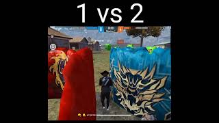 free fire 1 vs 2 custom room || how to handle 1 vs 2 in custom