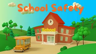 Learn about School Safety for Kids | Stay School Safe |Nursery Rhymes for Kids |Little Pineapple Bun
