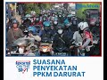 penyekatan mobilitas pada ppkm darurat di jalan daan mogot