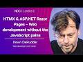 HTMX & ASP.NET Razor Pages – Web development without the JavaScript pains - Kevin DeRudder