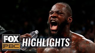 Wilder vs. Ortiz II | HIGHLIGHTS | PBC ON FOX