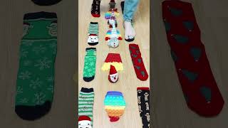 Which Christmas stockings are suitable for me? 🖐️😲🖐️ socks  #love #trending #slippers #satisfying