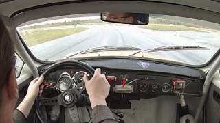 Saab 96 V4 1969  - a wet track day