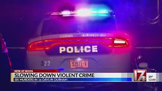 Durham leaders hope to slow down violent crime