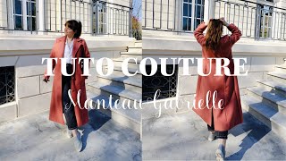 Tuto couture - Manteau Gabrielle (poches passepoilées, col tailleur, fente d'aisance...)