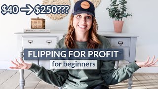 How to Make Money Flipping Furniture For Beginners | Easy Furniture Makeover