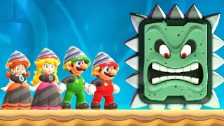 Super Mario Bros. Wonder 100% Walkthrough - World 4 (4 Players)