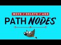 How to Move, Add and Delete PATH NODES in GIMP (Anchor Points)