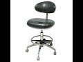 Ergonomic Medical or Dental Operator Chair with Concave Backrest and Footrest | sithealthier.com