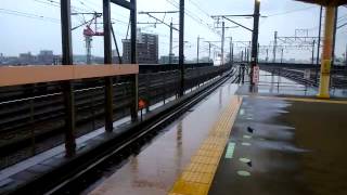 Shinkansen MAX Passing Musashi Urawa Station 6-26-15