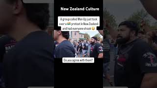 This is🔥 #lgbtq #counterprotest in #newzealand! Make men strong again #protest #men #culture #fyp