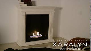 Xaralyn Cadiz Fossilstone white with Built in unit L