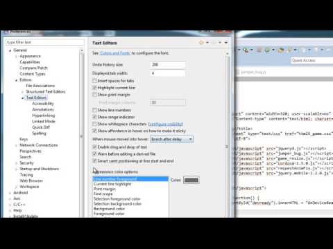 How to change text color in eclipse How to change text color in eclipse