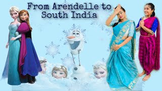 Disney’s Frozen Anna & Elsa makeup tutorial - The Indian version