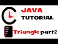 Minute Code: JAVA TRIANGLE Part2