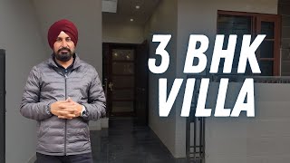 75 Yards 3 BHK Villa in Approved Society Sec 124 Kharar Greater Mohali