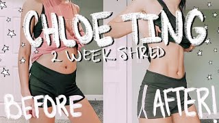 ABS IN 2 WEEKS?? i tried chloe ting's ab workout challenge! *ACTUAL results*