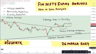 Bank Nifty Tomorrow Prediction For 26 March 2024 | FinNifty EXPIRY Analysis | Nifty 50 Analysis