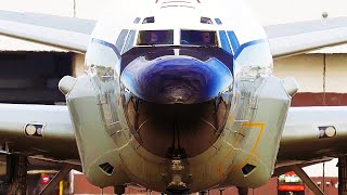 Big Beautiful Aircraft: Boeing RC-135s And An E-4B Taxiing At Offutt Air Force Base, Omaha