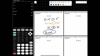 M2T5.2 - Classifying Triangles & Inequality Theorem - Classify by Pythagorean Theorem