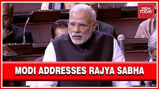 PM Narendra Modi Addresses Rajya Sabha, Slams Opposition For Blaming EVMs