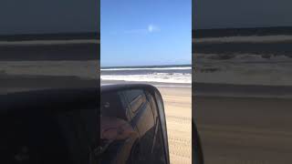 Driving on Corolla Beach, NC #outerbanks #corolla