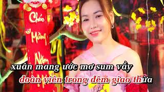KARAOKE - GỬI TÌNH VÀO XUÂN  - THÙY HƯƠNG, BEAT CHUAN TONE NỮ