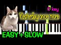 Yesterday Once More (C Key) - The Carpenters - Piano Tutorial EASY SLOW + Free Sheet Music PDF