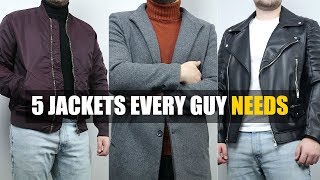 5 Jackets Every Guy Should Own | Basic Men's Wardrobe Essentials Part 4