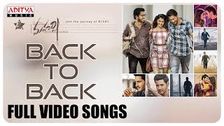 Maharshi Back to Back Full Video Telugu Songs || MaheshBabu, PoojaHegde || Vamshi Paidipally || DSP