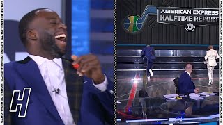Draymond Green BEATS Kenny in a Race to the Video Board - Inside the NBA | 2021 NBA Playoffs